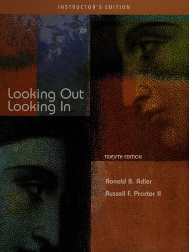 Cover image for Looking out/looking in