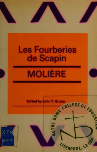 Cover image for Les Fourberies de Scapin