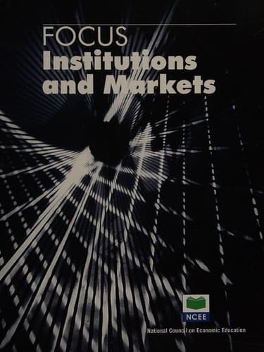 Cover image for Institutions and markets
