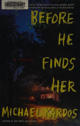 Cover image for Before he finds her