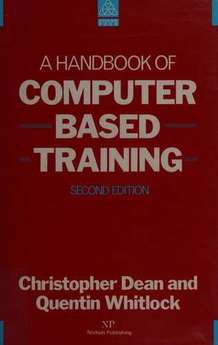 Cover image for A handbook of computer based training