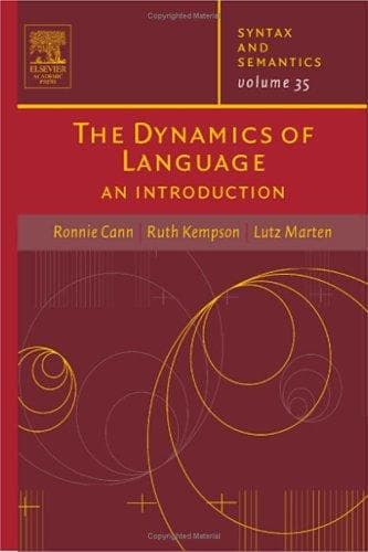 Cover image for The Dynamics of Language, Volume 35