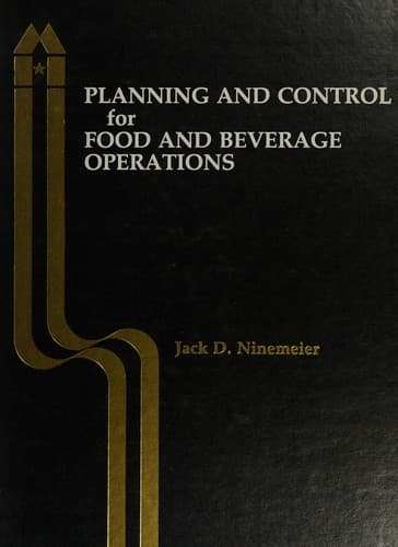 Cover image for Planning and control for food and beverage operations