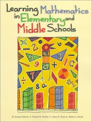 Cover image for Learning Mathematics in Elementary and Middle Schools