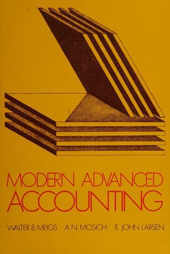 Cover image for Modern advanced accounting