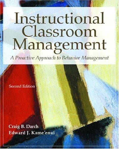 Cover image for Instructional Classroom Management