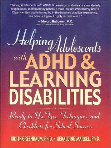 Cover image for Helping Adolescents with ADHD & Learning Disabilities