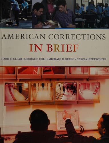 Cover image for American corrections in brief