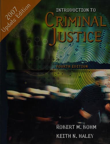 Cover image for Introduction to criminal justice