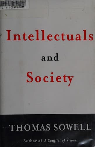 Cover image for Intellectuals and society