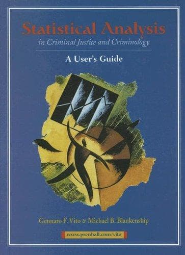 Cover image for Statistical Analysis in Criminal Justice and Criminology