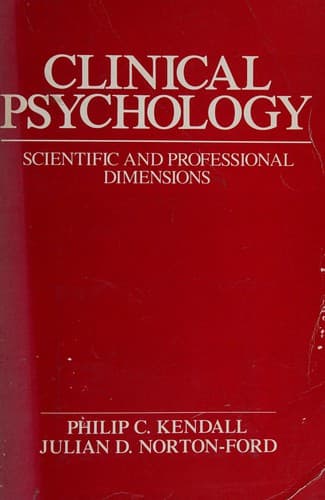 Cover image for Clinical psychology
