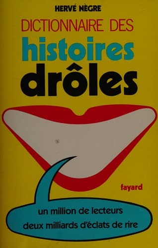 Cover image for Dictionnaire des histoires drôles