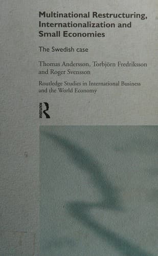 Cover image for Multinational restructuring, internationalization and small economies