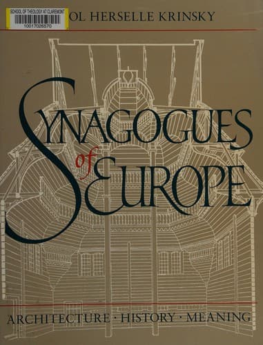 Cover image for Synagogues of Europe