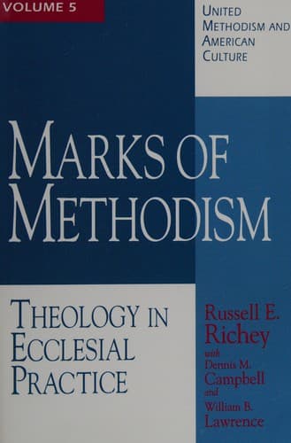 Cover image for Marks of Methodism
