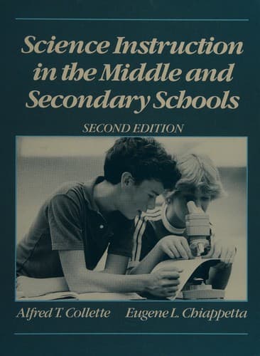 Cover image for Science instruction in the middle and secondary schools