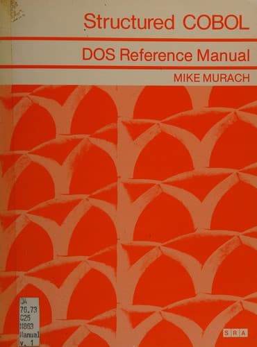 Cover image for Structured COBOL