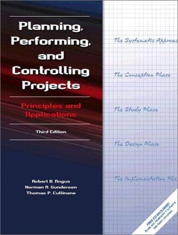Cover image for Planning, Performing, and Controlling Projects (3rd Edition)