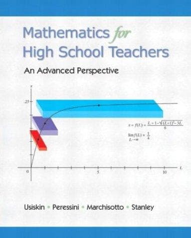 Cover image for Mathematics for High School Teachers
