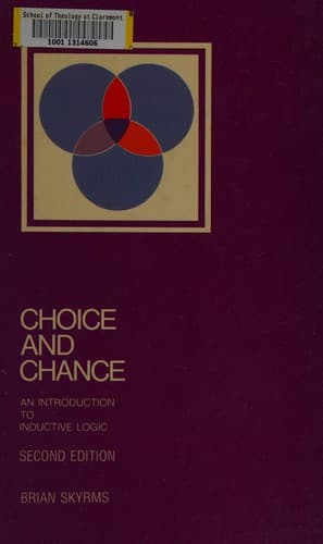 Cover image for Choice and chance