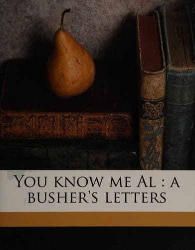 Cover image for You know me al