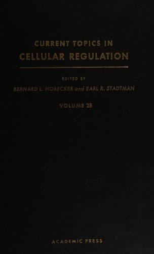 Cover image for Current Topics in Cellular Regulation