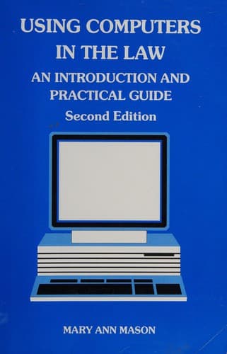 Cover image for Using computers in the law