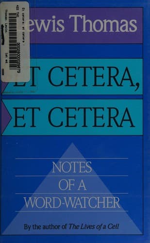 Cover image for Et cetera, et cetera