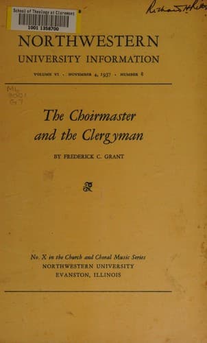 The choirmaster and the clergyman
