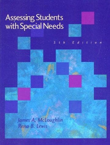 Cover image for Assessing students with special needs