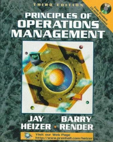 Cover image for Principles of operations management
