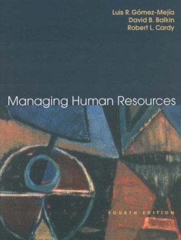 Cover image for Managing Human Resources, Fourth Edition