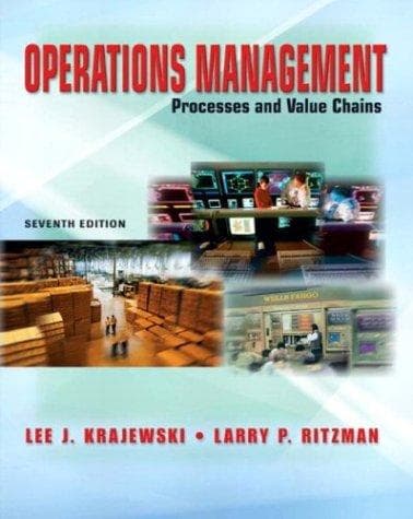 Cover image for Operations Management and Student CD Package (7th Edition)