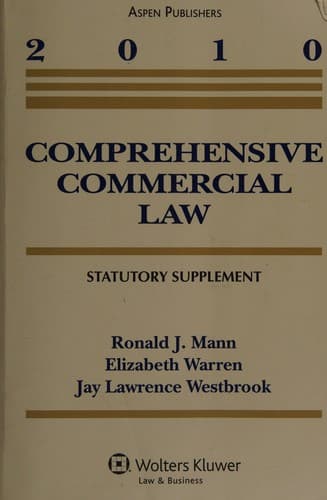 Cover image for Comprehensive commercial law