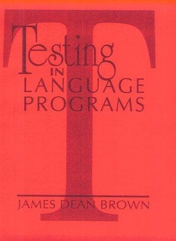 Cover image for Testing in language programs