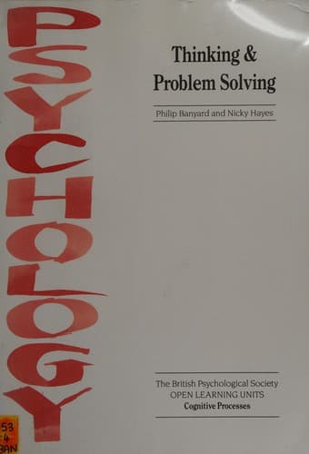 Cover image for Thinking & problem solving