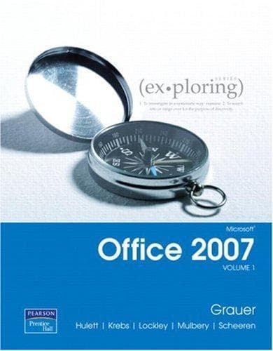 Cover image for Exploring Microsoft Office 2007 Volume 1 (Exploring Series)