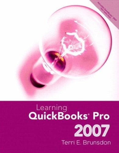 Cover image for Learning Quickbooks Pro 2007