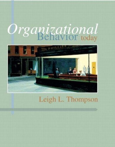 Cover image for Organizational Behavior Today