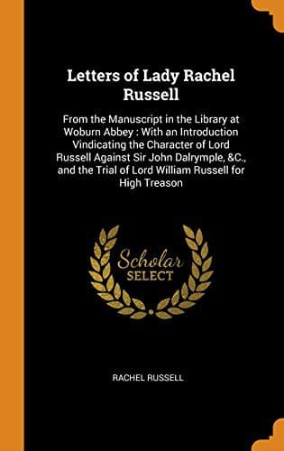 Letters of Lady Rachel Russell