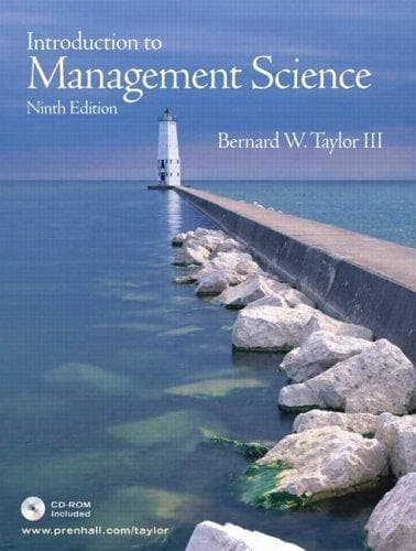 Cover image for Introduction to Management Science with Student CD (9th Edition)