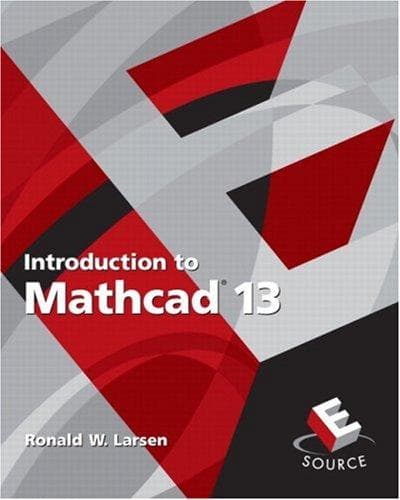 Cover image for Introduction to MathCAD 13 (2nd Edition) (ESource Series)