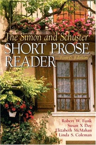 Cover image for Simon and Schuster Short Prose Reader, The (4th Edition)