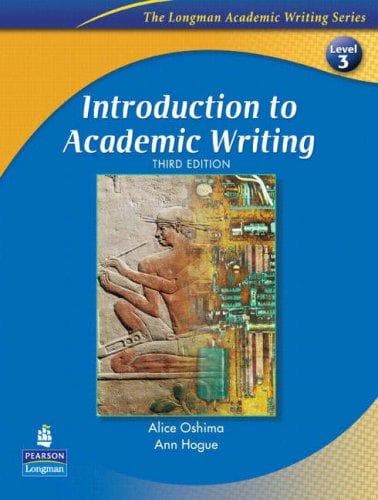 Cover image for Introduction to Academic Writing, Third Edition (The Longman Academic Writing Series, Level 3)