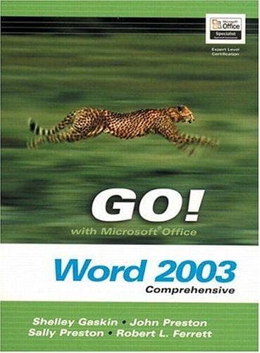 Cover image for GO! with Microsoft Office Word 2003 Comprehensive and Go! Student CD Package (Go! Series)