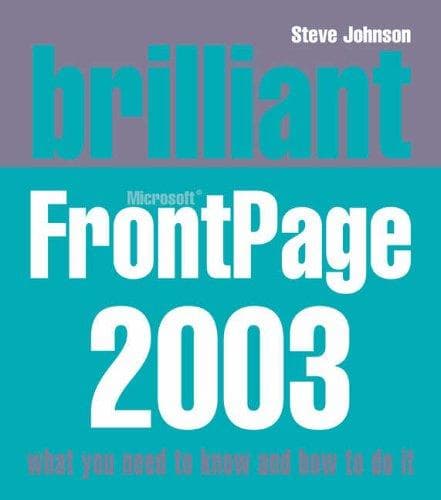 Cover image for Brilliant Microsoft Frontpage 2003