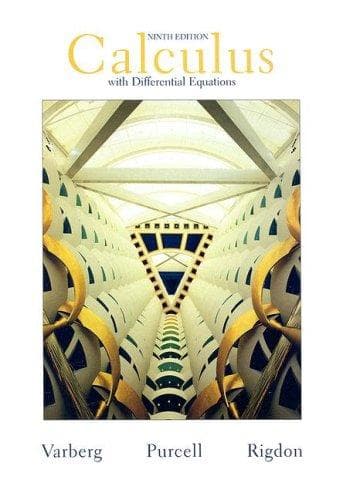 Cover image for Calculus with Differential  Equations (9th Edition)