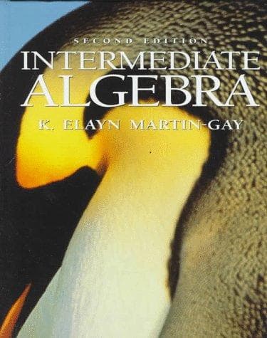 Cover image for Intermediate algebra