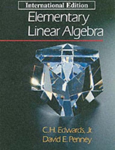 Cover image for ELEMENTARY LINEAR ALGEBRA